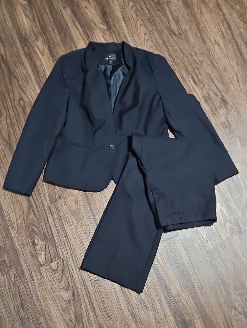 Worthington Navy Suit Set - Blazer and Pants, Size 12/Large EUC